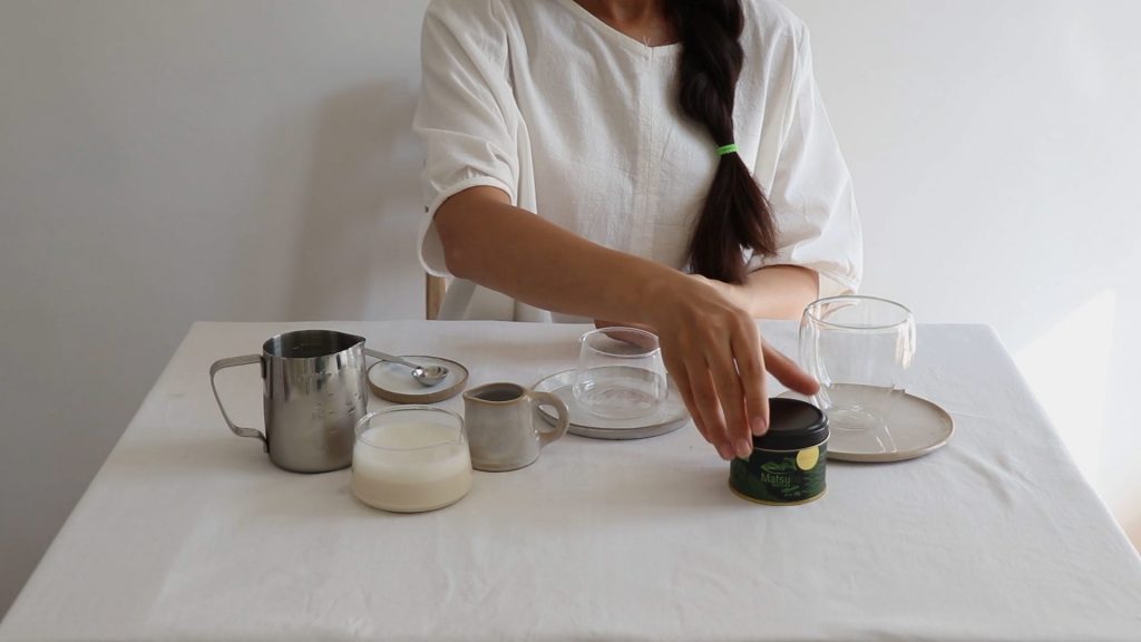 طرز تهیه ماچا لاته با یخ