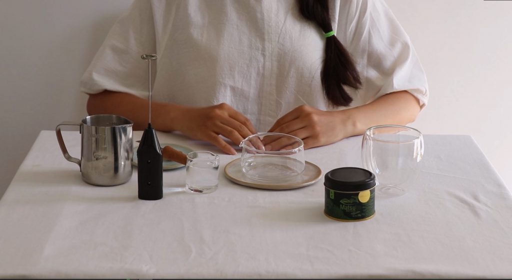 عکس طرز تهیه ماچا لاته