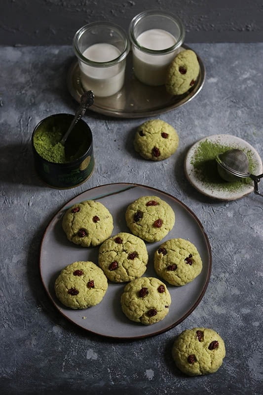 طرز تهیه کوکی ماچا